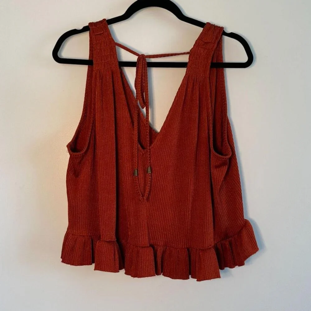 Free People No Excuses Skirt Set Terracotta NWT - Picture 3 of 8